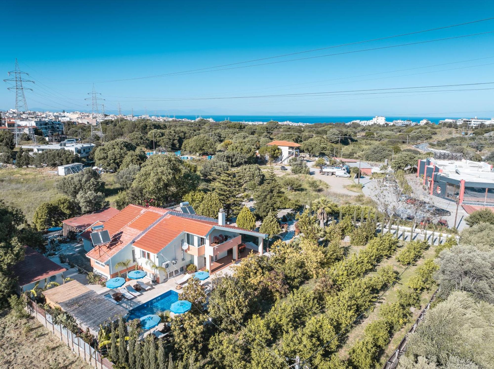 Artzy Villa Rhodes City Exteriér fotografie