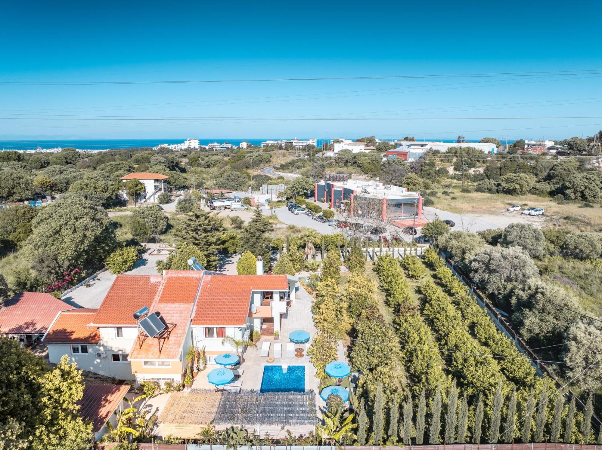 Artzy Villa Rhodes City Exteriér fotografie