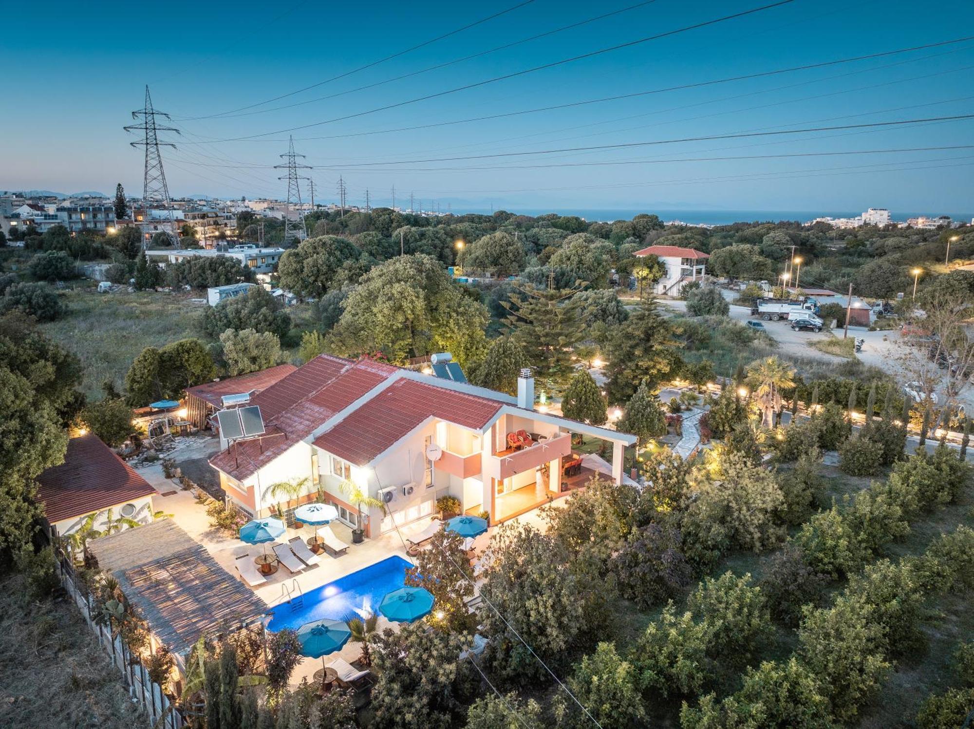 Artzy Villa Rhodes City Exteriér fotografie