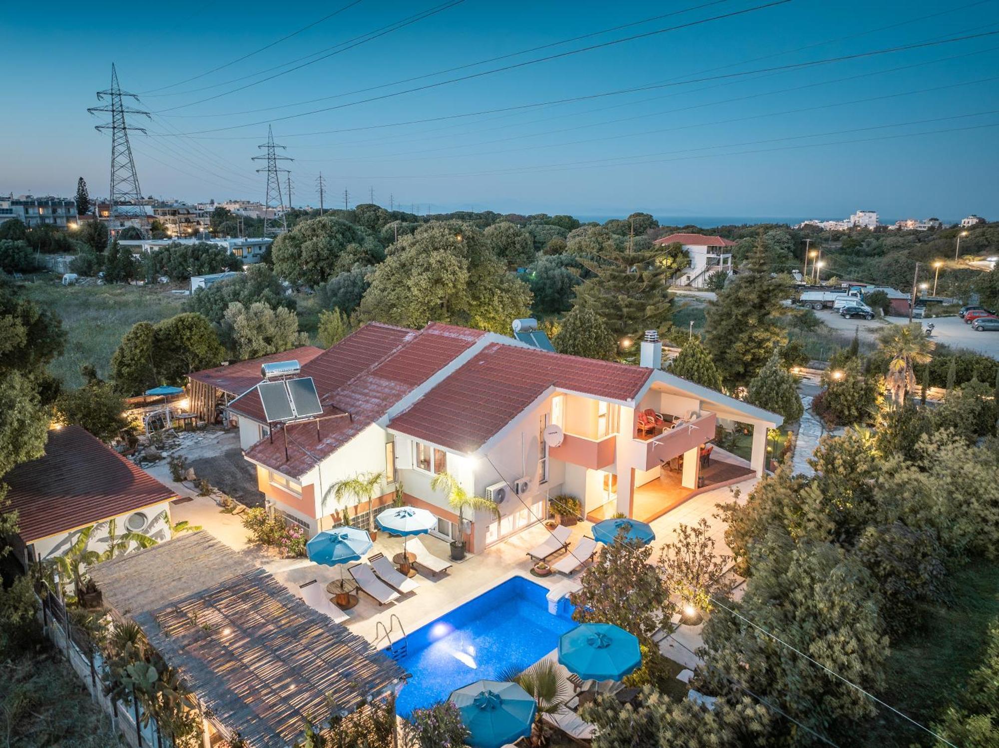 Artzy Villa Rhodes City Exteriér fotografie